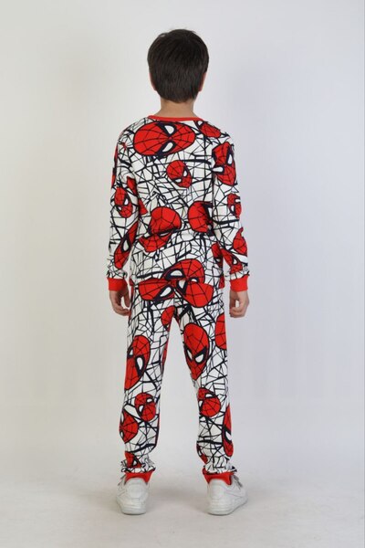 bunny hopp Boys' Long Sleeve 100% Cotton Interlock Fabric Cuffed Pajama Set