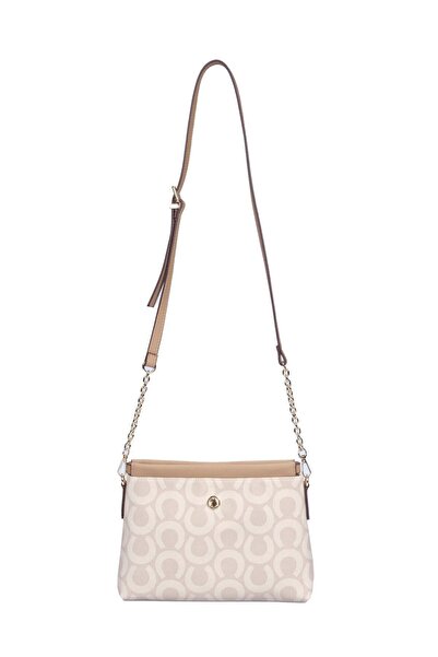 U.S. Polo Assn. Beige-Beige Women's Shoulder Bag Us23222