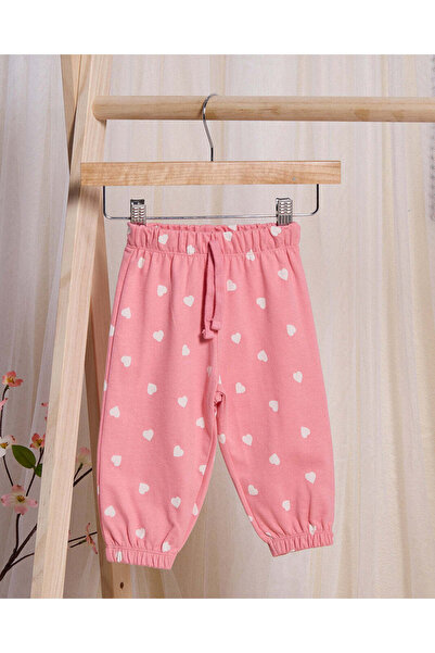 REDTAG Infant Girls Pink Printed Leggings