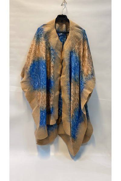 Onur Bohem - Yeni Ürün Keçe Vual Batik Desen Üst Giysisi Mevsimlik Kumaş Kaliteli Mağaza Trend Ürün