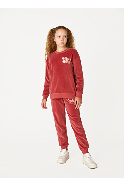 Elsima طقم بيجامة مخملية للفتيات بتصميم النادلة