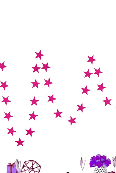 Le Mabelle Pink Sequential Star Party Ornament