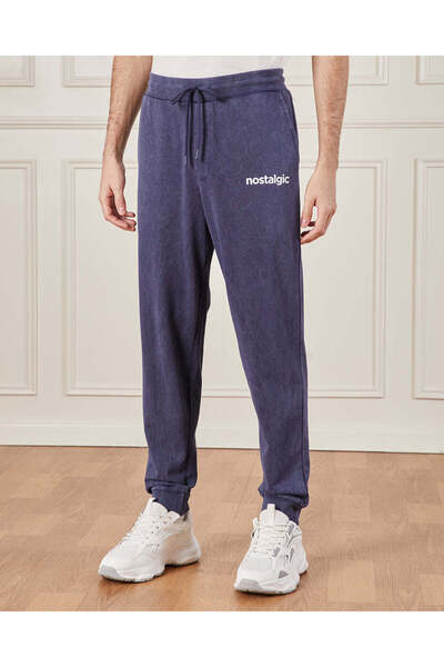 REDTAG Men Blue Track Pants