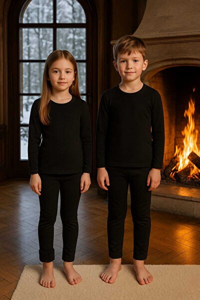 SEBURAM COLLECTION Colanți căptușiți groși pentru interior Colanți termici pentru copii de iarnă