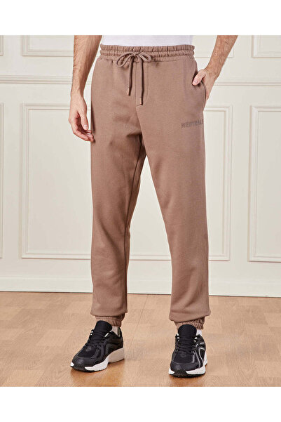 REDTAG Men Brown Relax Fit Lounge Pants