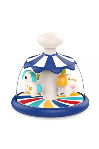 huanger Jucărie interactivă pentru bebeluși Caruselul rotativ al calului, 15x...