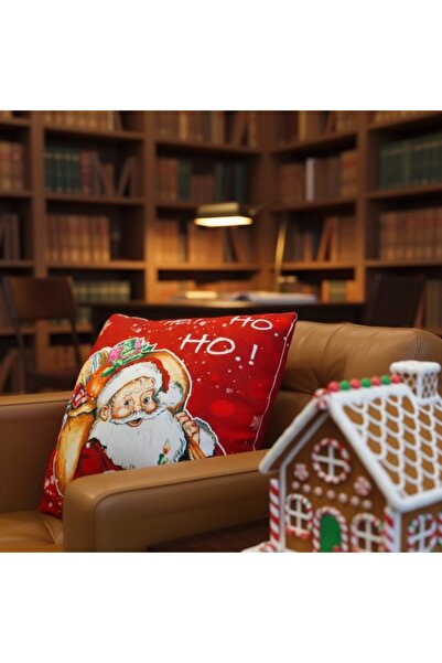 OEM Decorative Christmas pillowcase, with inner zipper, polyester, 6220-2504