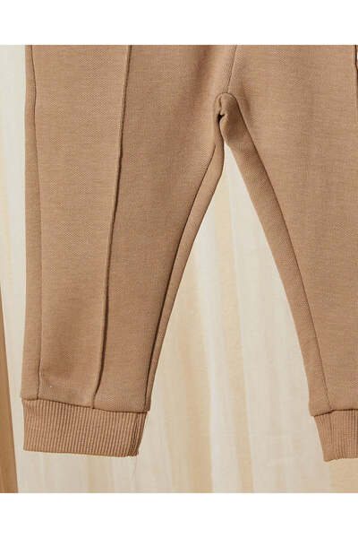 REDTAG Infant Boys Brown Minimalist Track Pants