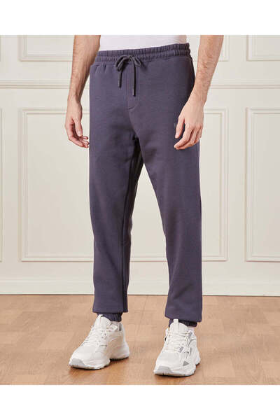REDTAG Men Blue Relax Fit Lounge Pants