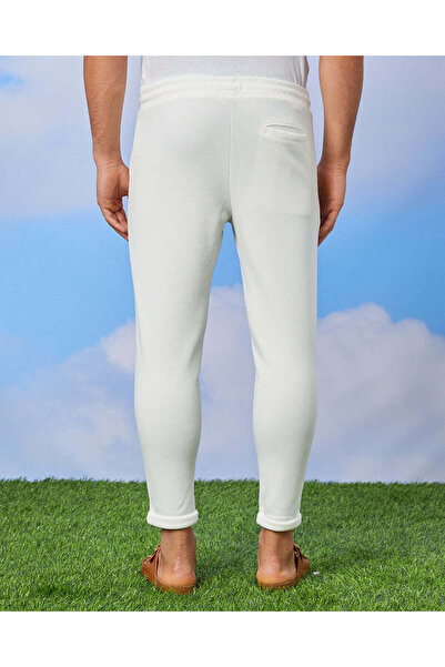 REDTAG Men Ivory Smart Trousers