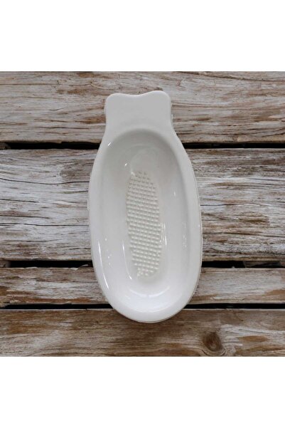 SerSev Porselen Kayık Figürlü Bebek Mama Püre Yapıcı Elma Rendesi Sebze Meyve Püre Yapıcı