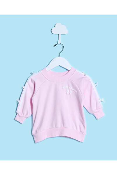 REDTAG Infant Girls Pink Active Jogging Suit (2 Piece)