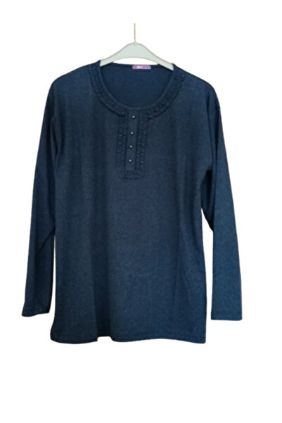 OceanGiyim Women's Mother Embroidered Hijab T-Shirt