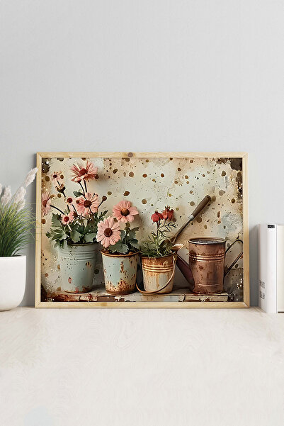 kutuTR Çam Çerçeveli Tekli Dekoratif MDF Duvar Tablosu – 3 Farklı Ebat Seçene...