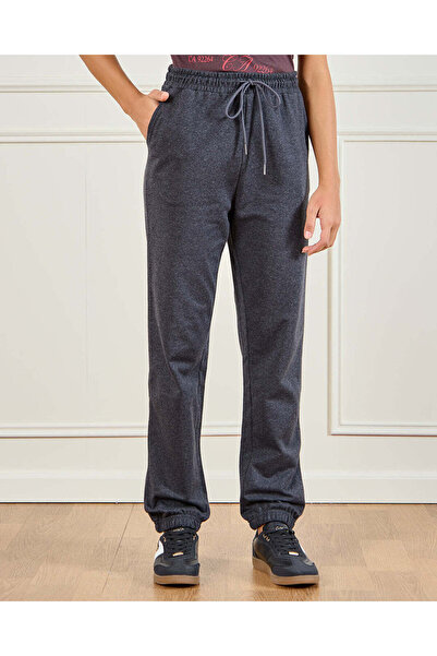 REDTAG بنطال رياضي نسائي رمادي أساسي