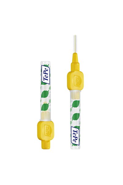 TePe Interdental brushes, yellow, 6 pieces, blister