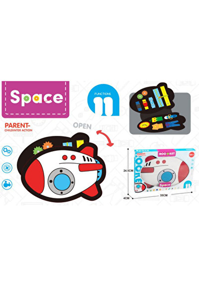 Krista Felt Activity Sensory Book - Rocket