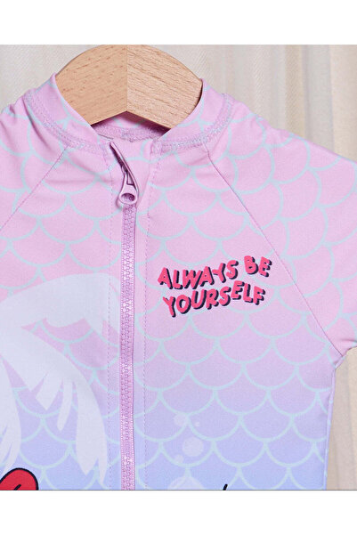 REDTAG Infant girls Pink Minnie And Daisy One Piece Swimsuit