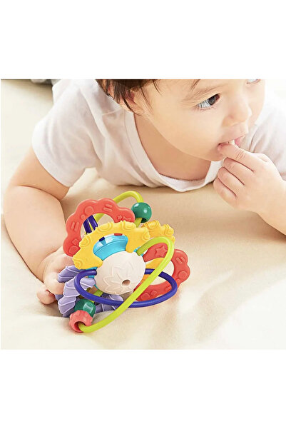 Krista Jucărie senzorială și de dentiție pentru bebeluși - Minge de dentiție