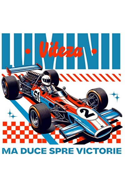 OEM Formula 1 Racing Car Sticker with Driver, Colorful, 'Speed of Light to Vi...