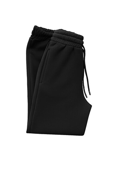 FORMO Men's 3 Thread Rubber Leg High Quality Sweatpants with Pockets Sh Fleece-Lined Thick Sweatpants