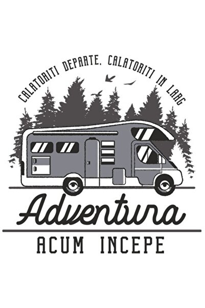 OEM Autocolant din vinil PVC „Călătorește departe, călătorește lat”, margini ...