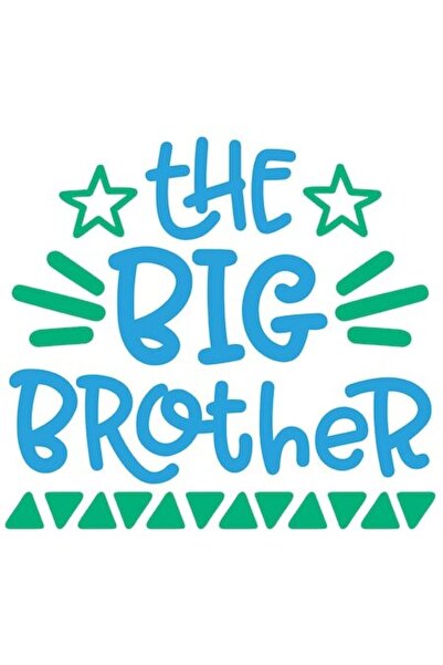 OEM Έγχρωμο αυτοκόλλητο βινυλίου «The Big Brother» με λευκό περίγραμμα, PVC, ...