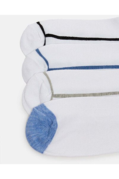 REDTAG Men White Plain Socks Set (Pack of 10)