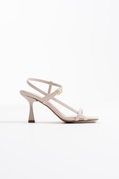 Momshopp Rossie Women's Beige Heeled Sandals