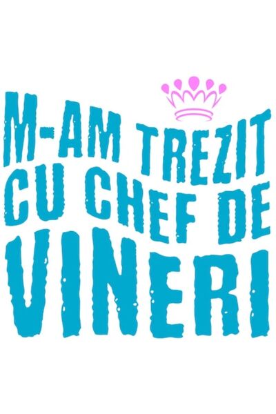 OEM Autocolant roz cu prințesă moștenitoare regală - „M-am trezit ca vineri”,...