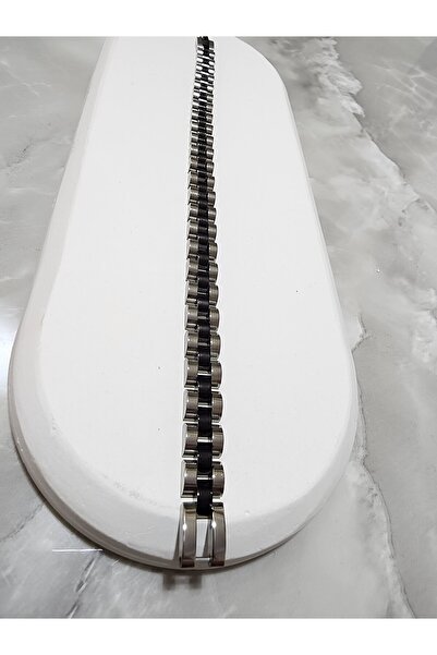 ALLEGRİA سوار رجالي إيطالي فضي أسود متوسط ​​السماكة