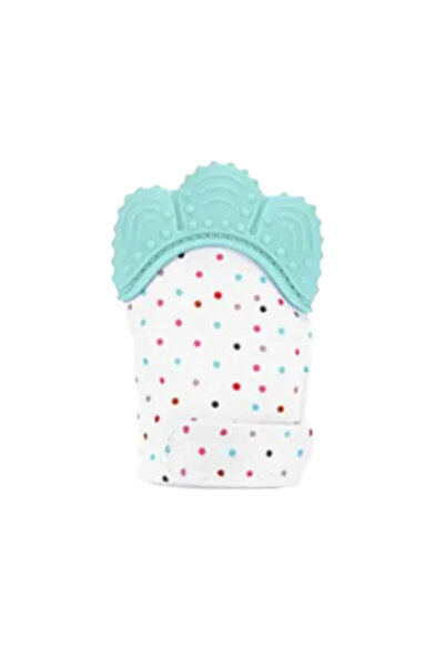 Krista Silicone teething toy, silicone, glove, blue