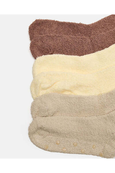 REDTAG 3 Pc Pk-Ladies Fluffy Crew Length Socks