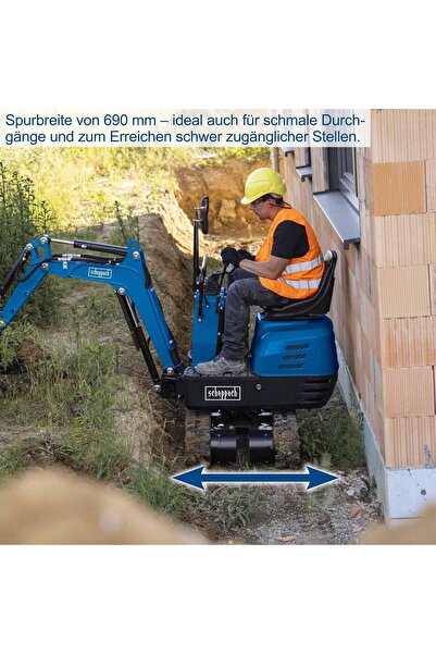 Scheppach Mini Ekskavatör EXC815