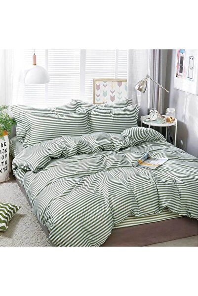 Patul Λευκά είδη, σατέν βαμβάκι, θειούχο, 2 άτομα, διπλό κρεβάτι, 4 τεμάχια