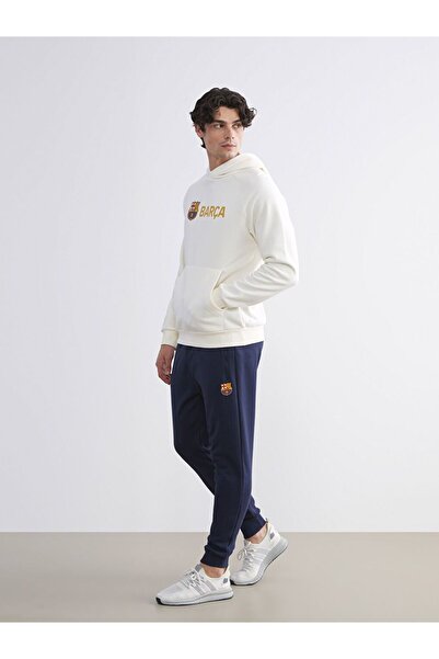 LC Waikiki XSIDE ACTIVE Slim Fit Barcelona Baskılı Erkek Taraftar Jogger Eşofman Altı