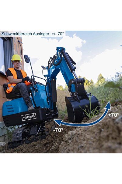 Scheppach Mini Ekskavatör EXC815