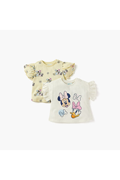 Disney Minnie Mouse and Daisy Duck Print T-shirt - Set of 2