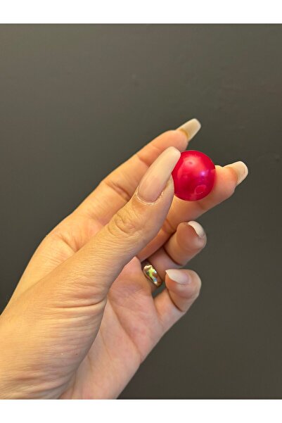 Gönülden Tasarım 10 bucăți 2 cm set de margele din plastic roz bomboană cu găuri