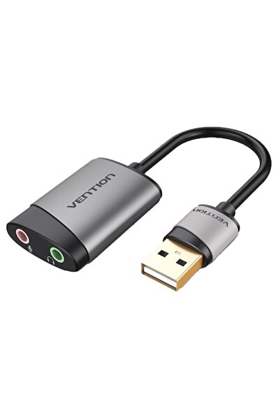 Vention Placă de sunet externă USB pentru microfon și audio, OMTP-CTIA,