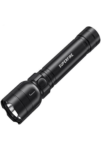 SUPERFIRE Lanternă LED GTS6, 7W, 358 lm, încărcare USB-C, 1700 mAh, IP44