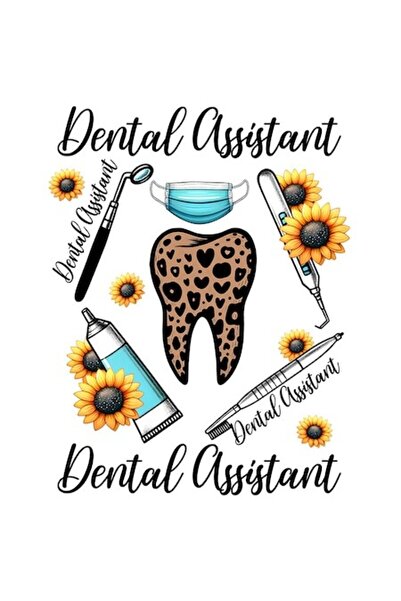 OEM Autocolant „Asistent dentar” din vinil PVC cu bordură albă - 15 cm