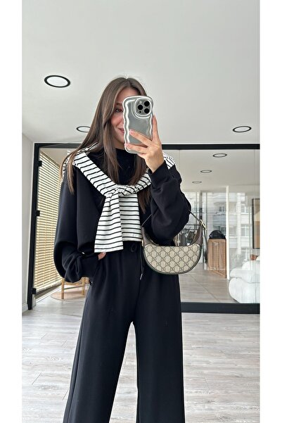 BayBayan SET DE PENTRU FEMEI, DIN FIBRĂ MODALĂ PREMIUM, CU GULER ROTUND, CU P...