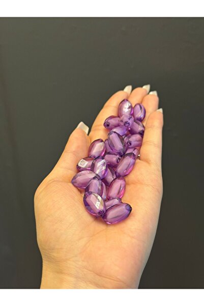 Gönülden Tasarım 25 броя 2 см прозрачни пластмасови мъниста