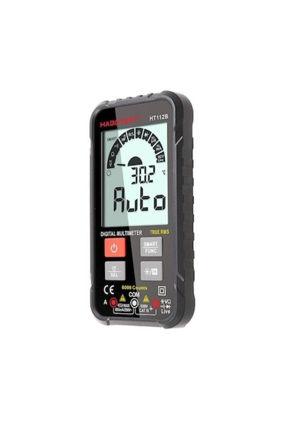Habotest HT112B Universal Digital Multimeter, Black