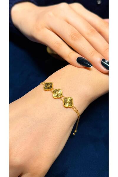 kuyumcu nurettin 3.50 gr (GRAM) Yoncalı Künye Bileklik 14 Ayar Altın