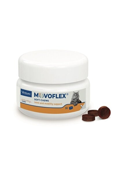 Virbac Movoflex Cat joint health supplement for cats, 30 chewable tablets