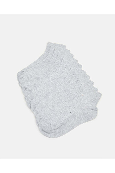 REDTAG Senior Boys Grey High Ankle Length Socks (5 Pairs)