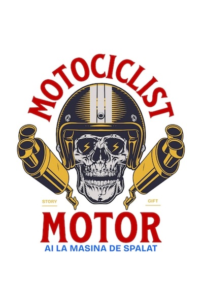 OEM Autocolant pentru motocicletă cu craniu uman, cască și fulgere, vinil PVC...