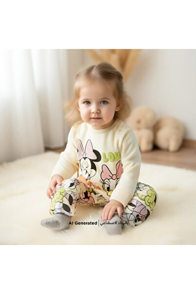 Disney Minnie Mouse and Daisy Duck Print T-shirt and Pyjama Set